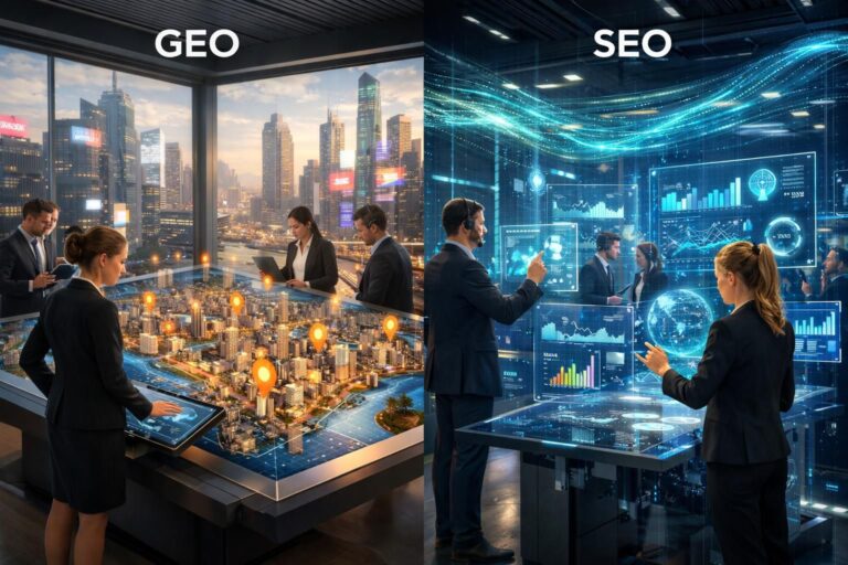 découvrez comment les marques adaptent leurs stratégies de visibilité en 2026 en confrontant geo et seo pour maximiser leur impact sur le marché local et global.