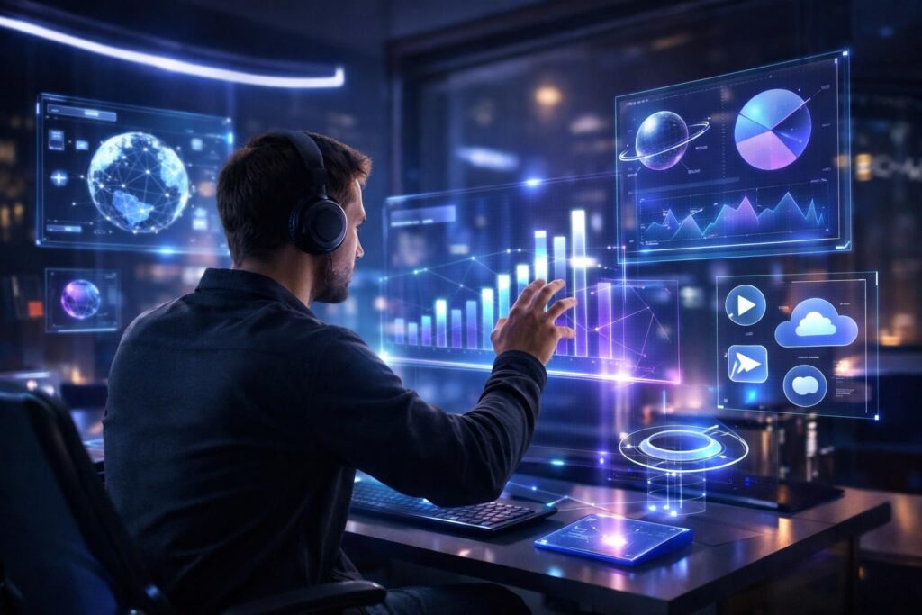 découvrez comment les interfaces immersives transforment le web en un espace interactif, allant au-delà de la simple information pour offrir des expériences engageantes et innovantes.
