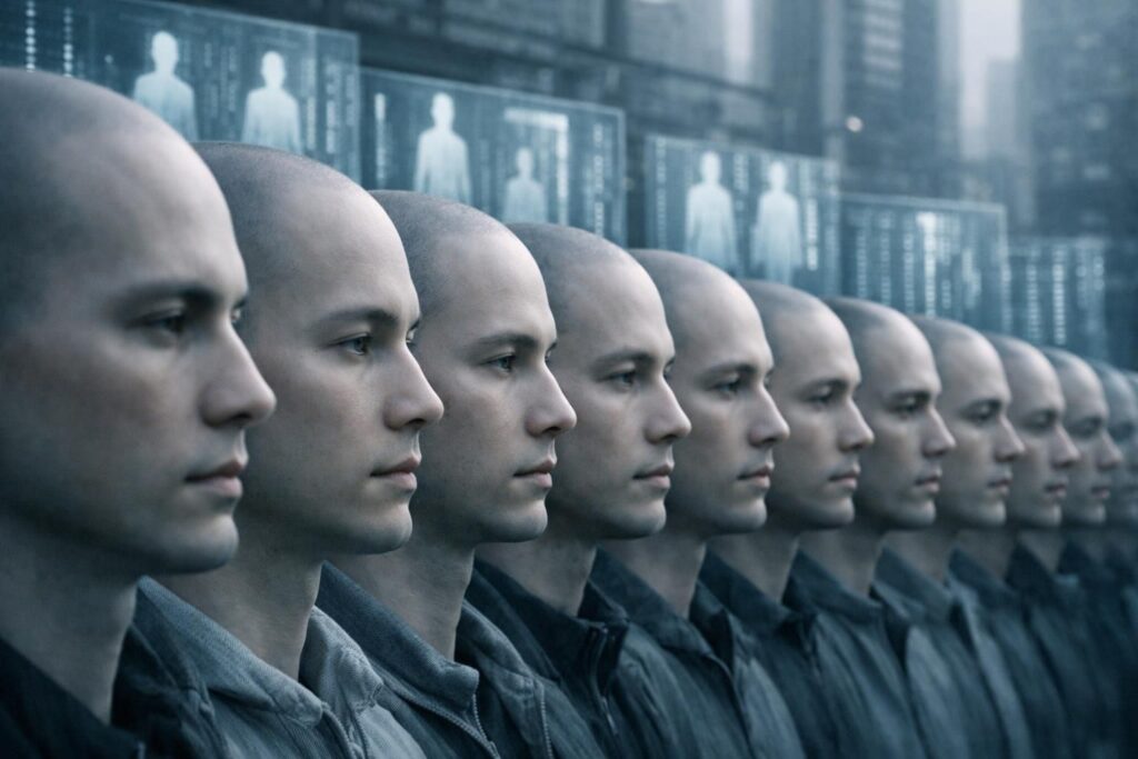 découvrez pourquoi l'intelligence artificielle conduit à une standardisation du contenu et met fin au contenu scalable sans identité, en explorant les impacts sur la créativité et l'originalité.
